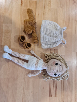 Newborn Bonnet & Booties Set